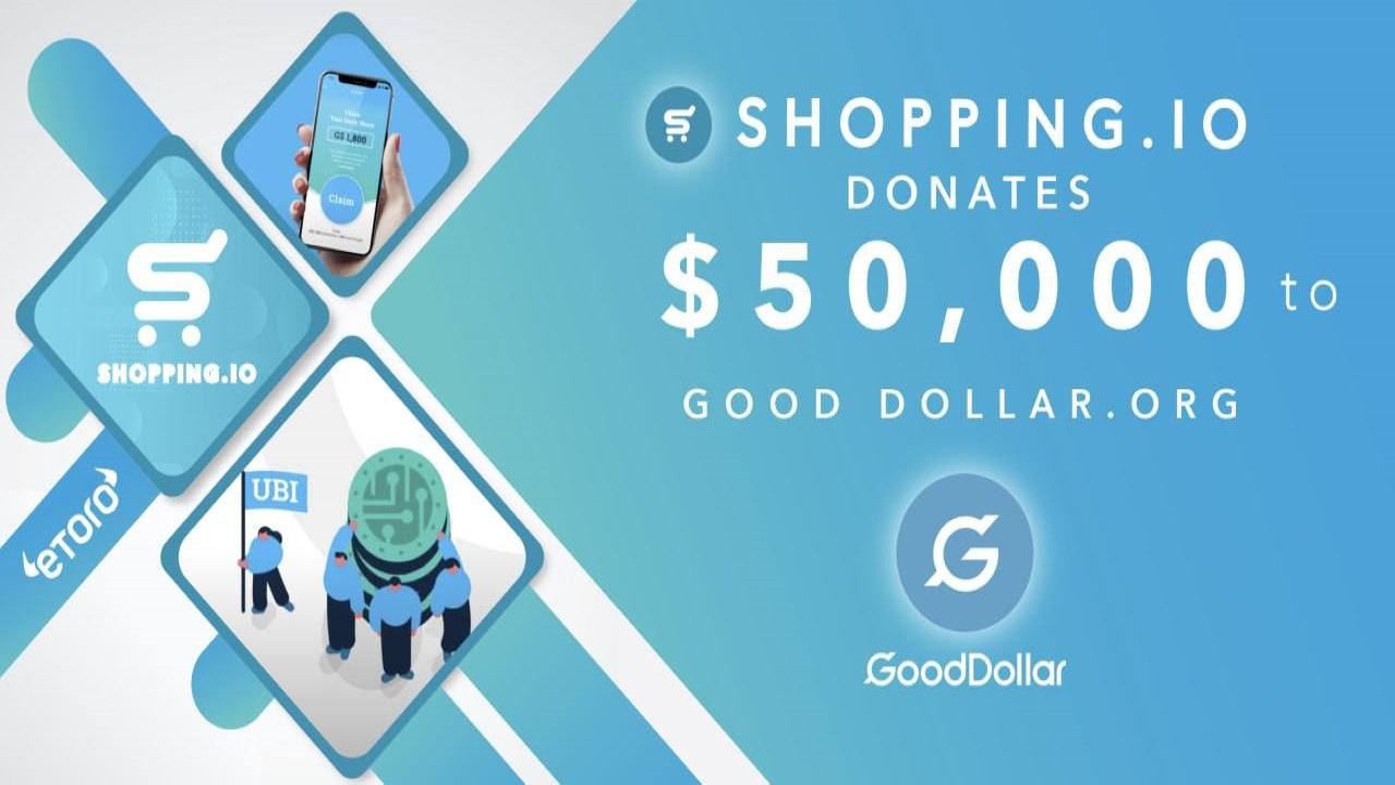 Crypto E-Commerce Giant Shopping.io Supports eToro Social Impact  Non-Profit, GoodDollar – Press release Bitcoin News