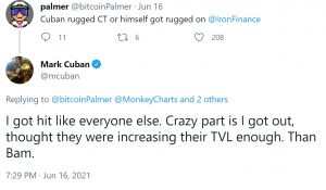 Mark Cuban Hit by Iron Finance Token Crash, Calls for Defi Regulation Mark Cuban Hit by Iron Finance Token Crash, Calls for Defi Regulation