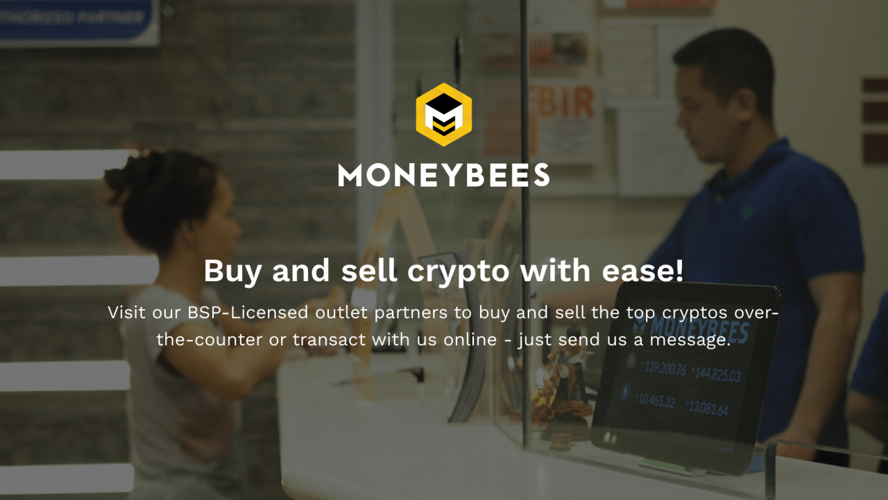 Filipinos Can Now Cash in Crypto Without Fees Through Moneybees OTC Outlets