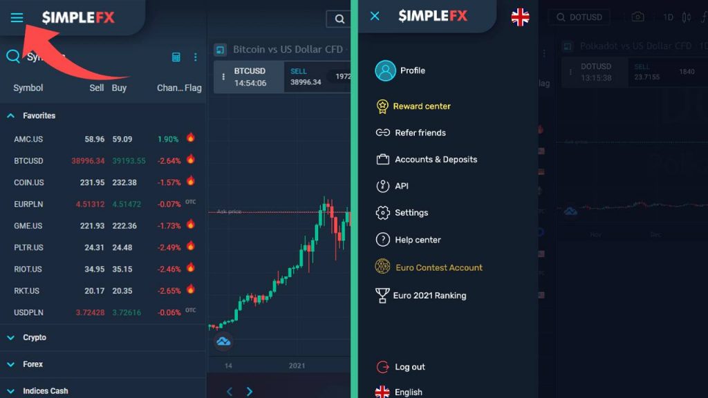 SimpleFX: Aplicație gratuită de tranzacționare și investiții