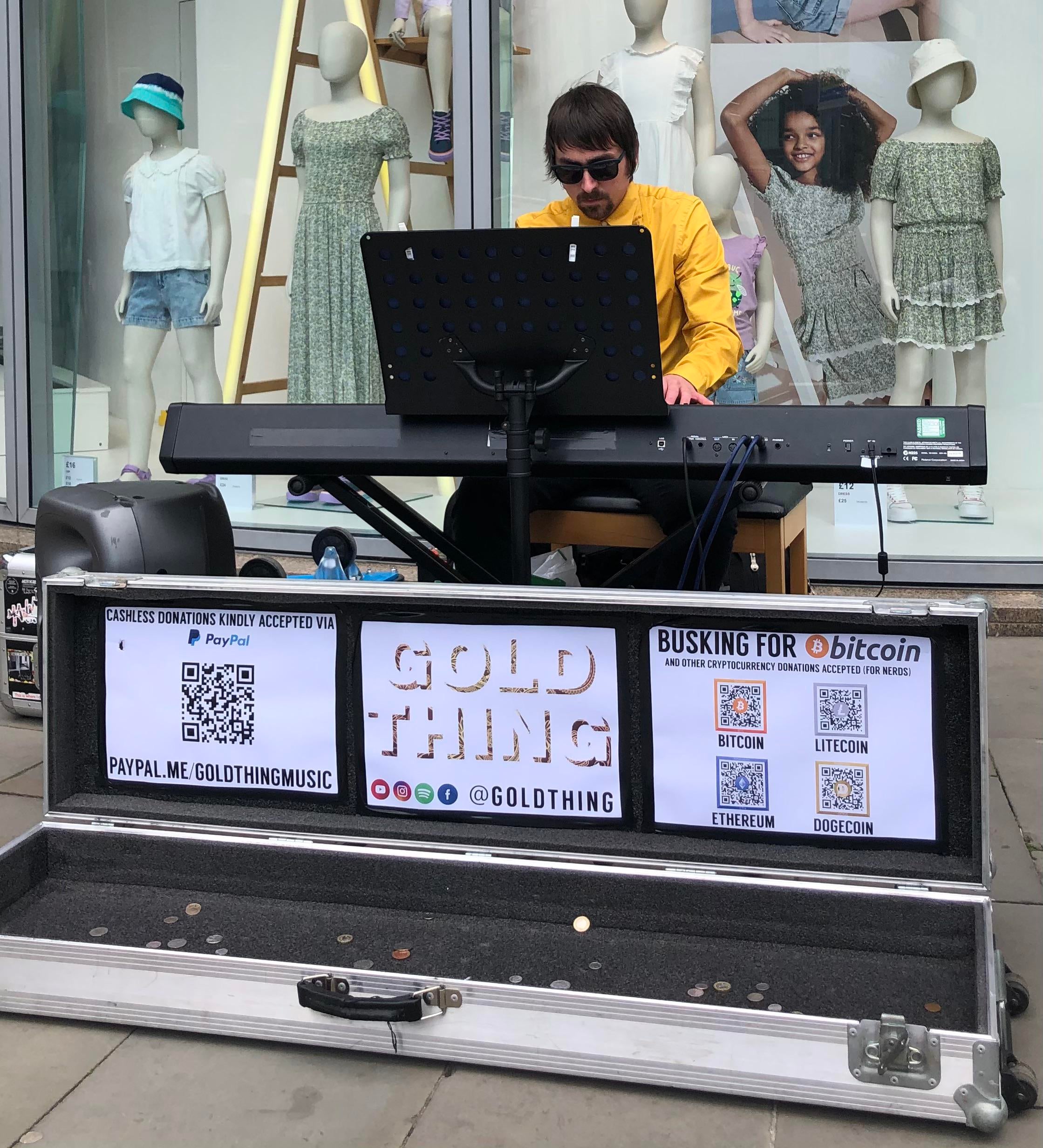 901v17et54u61 Busking for Bitcoin: Report Finds Street Performers Depend on Digital Payments