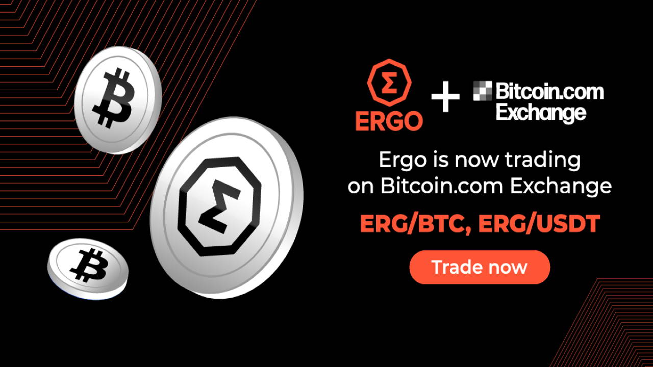 Ergo (ERG) Token Is Now Listed on Bitcoin.com Exchange