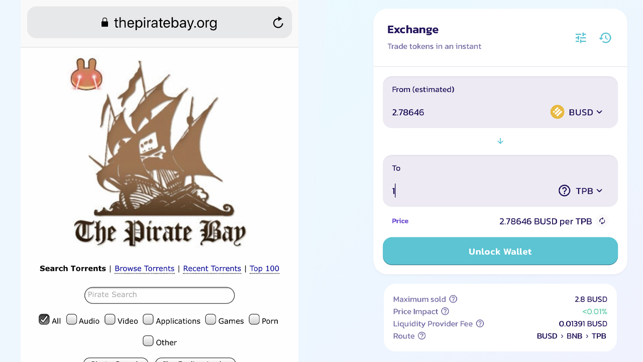 Pirate Bay lança criptomoeda na rede da Binance - Livecoins