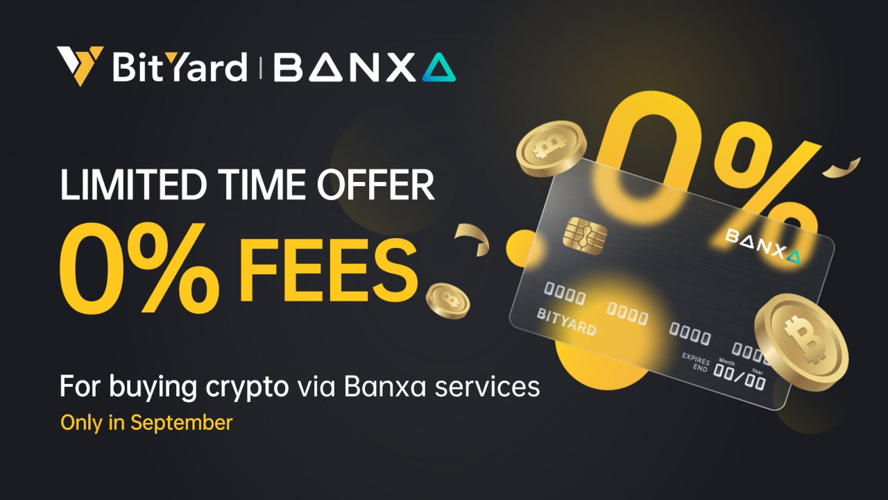 BitYard Has Partnered With Banxa to Expand Fiat Money Deposit Methods Supporting Major Currencies