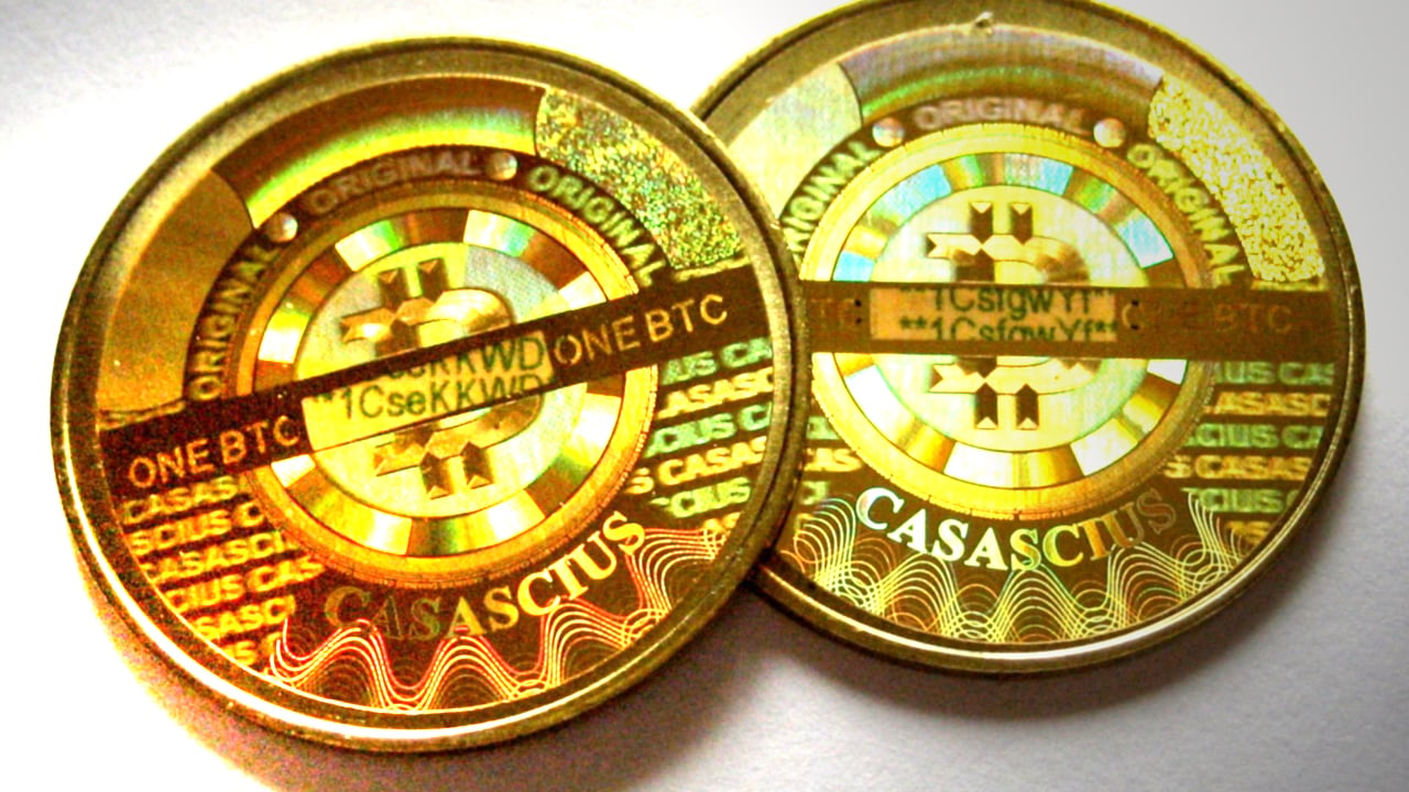 $ 2 mil millones en Bitcoins de Casascius físicos sin cáscara: menos de 20,000 monedas están activas