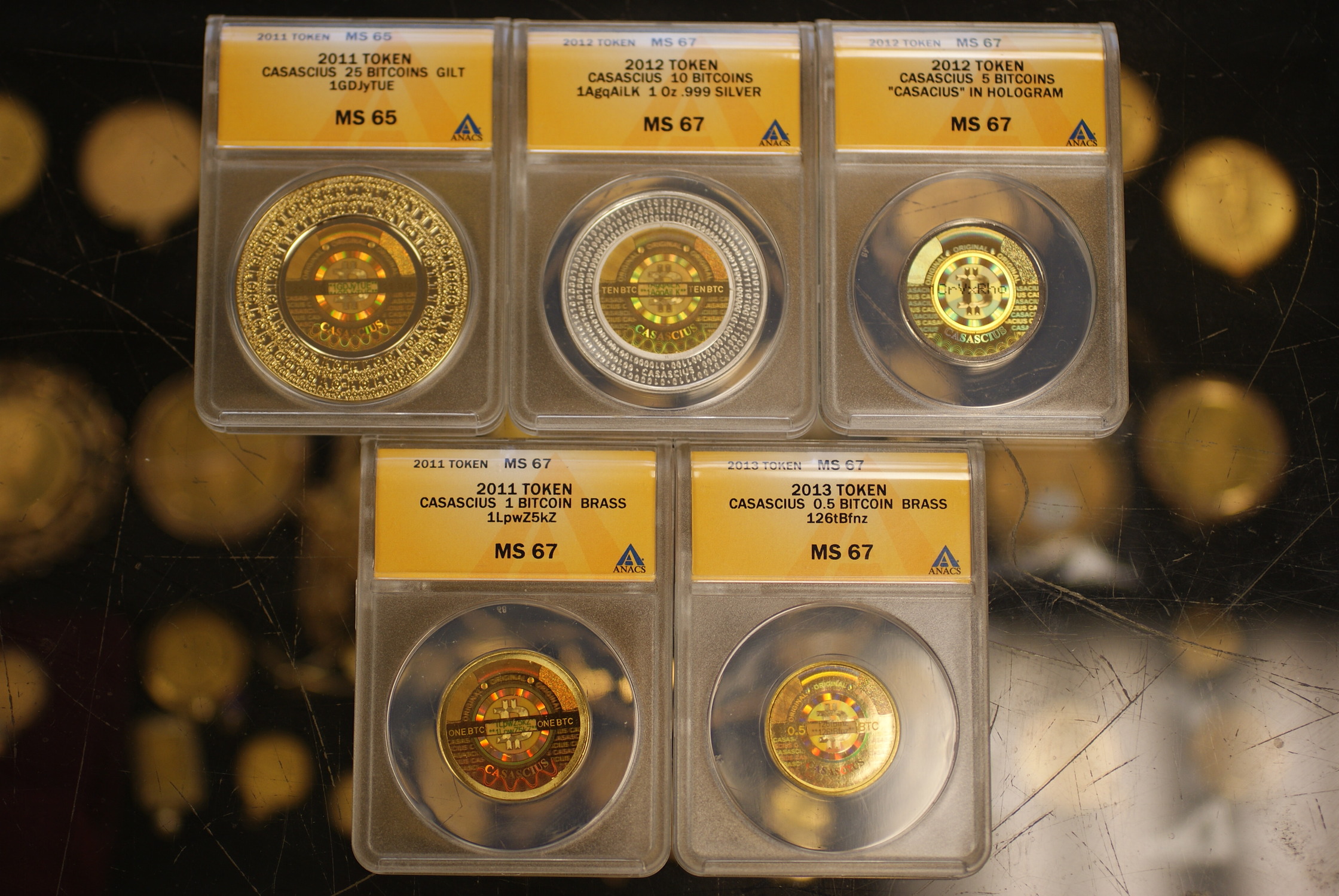 5 btc casascius physical bitcoins earn crypto coinbase