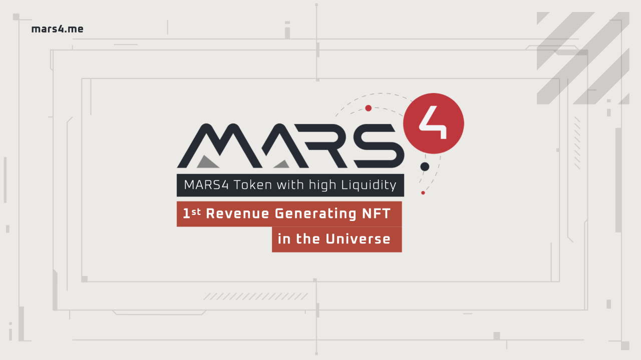 Mars4: Highly Liquid MARS4 Dollars and Revenue Generating Mars Terrain NFTs