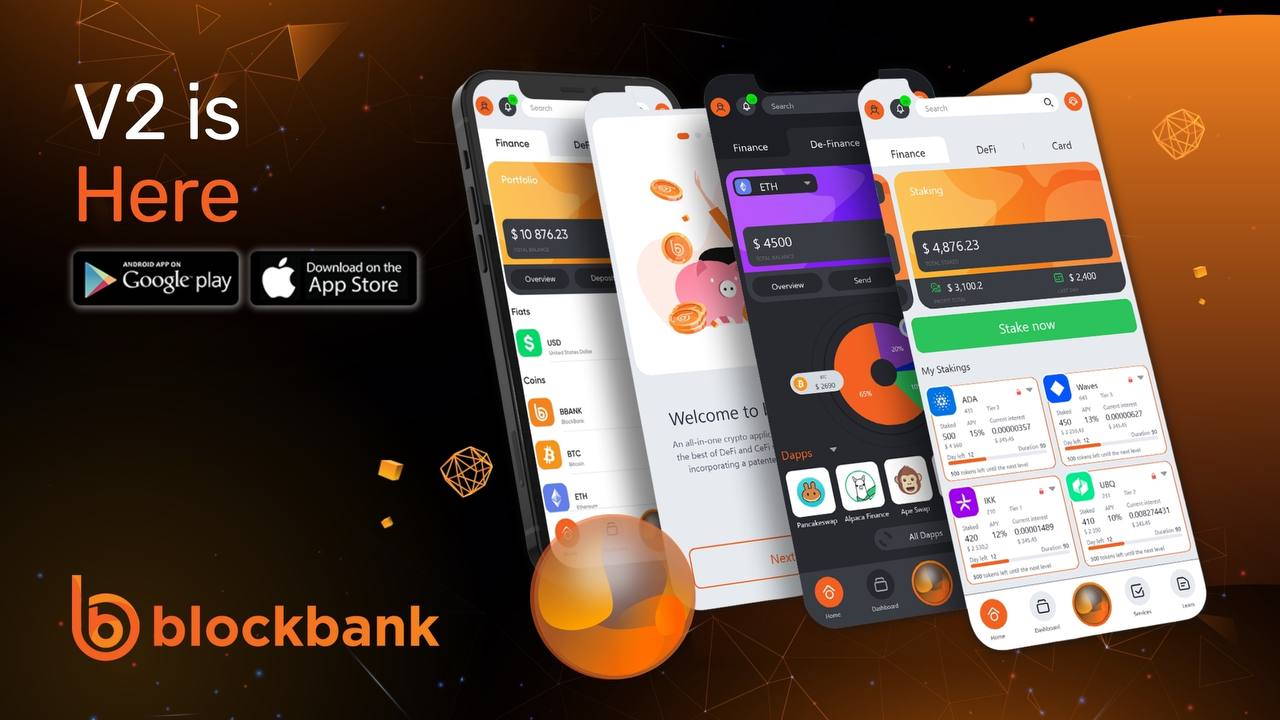 BlockBank Just Launched Its DeFi Application, Where Users Can Interact With a...