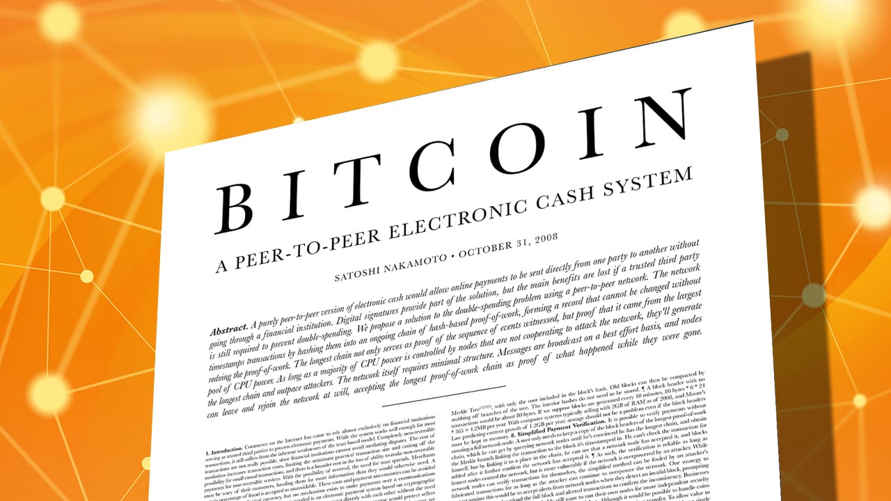 Celebrating the Seminal Bitcoin White Paper Satoshi Nakamoto Published 13 Years Ago Today