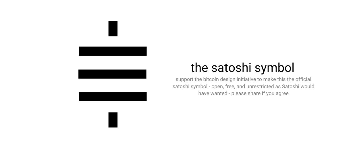 Sat Symbol Initiative Attempts to Get Its Satoshi Design Widely Adopted by the Bitcoin Community