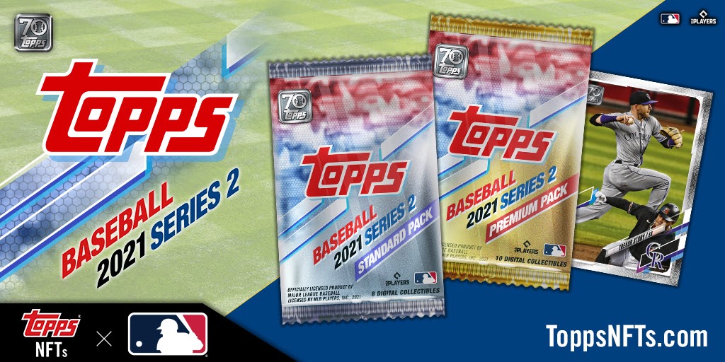 American Collectibles Giant Topps Launches Series 2 MLB NFT Collection