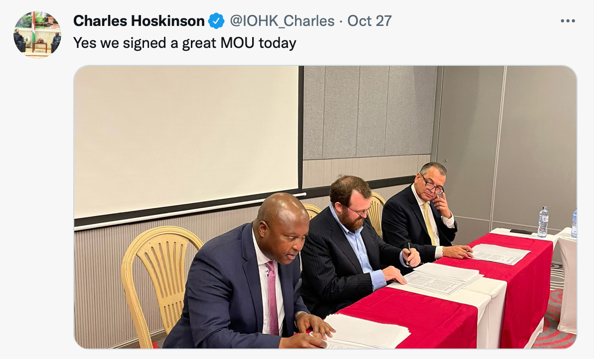 Cardano's Charles Hoskinson Signs Memorandum With Burundi Government, Agreement Questioned – Emerging Markets Bitcoin News