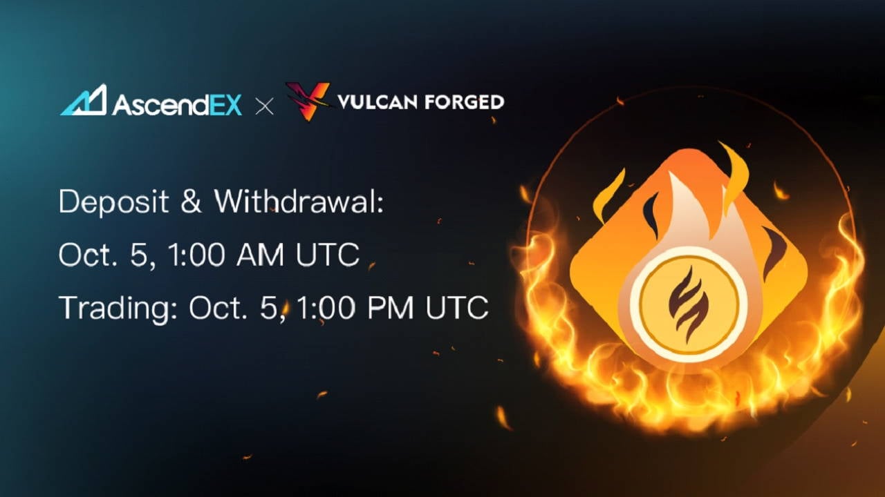 Vulcan Forged Lists on AscendEX