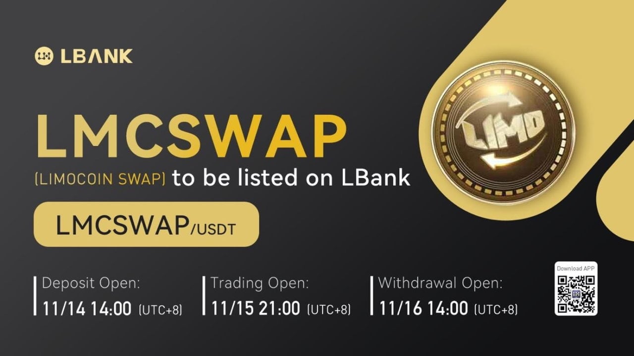 LBank Exchange Listed LMCSWAP on November 15, 2021