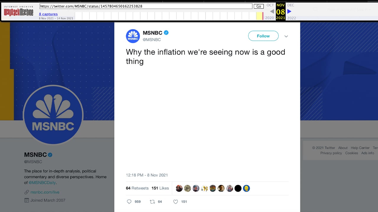 ‘Inflation in the News Driven by Rich People’ — Media Pundits Claim 'Inflation Is Good' as Americans Struggle With Less Purchasing Power