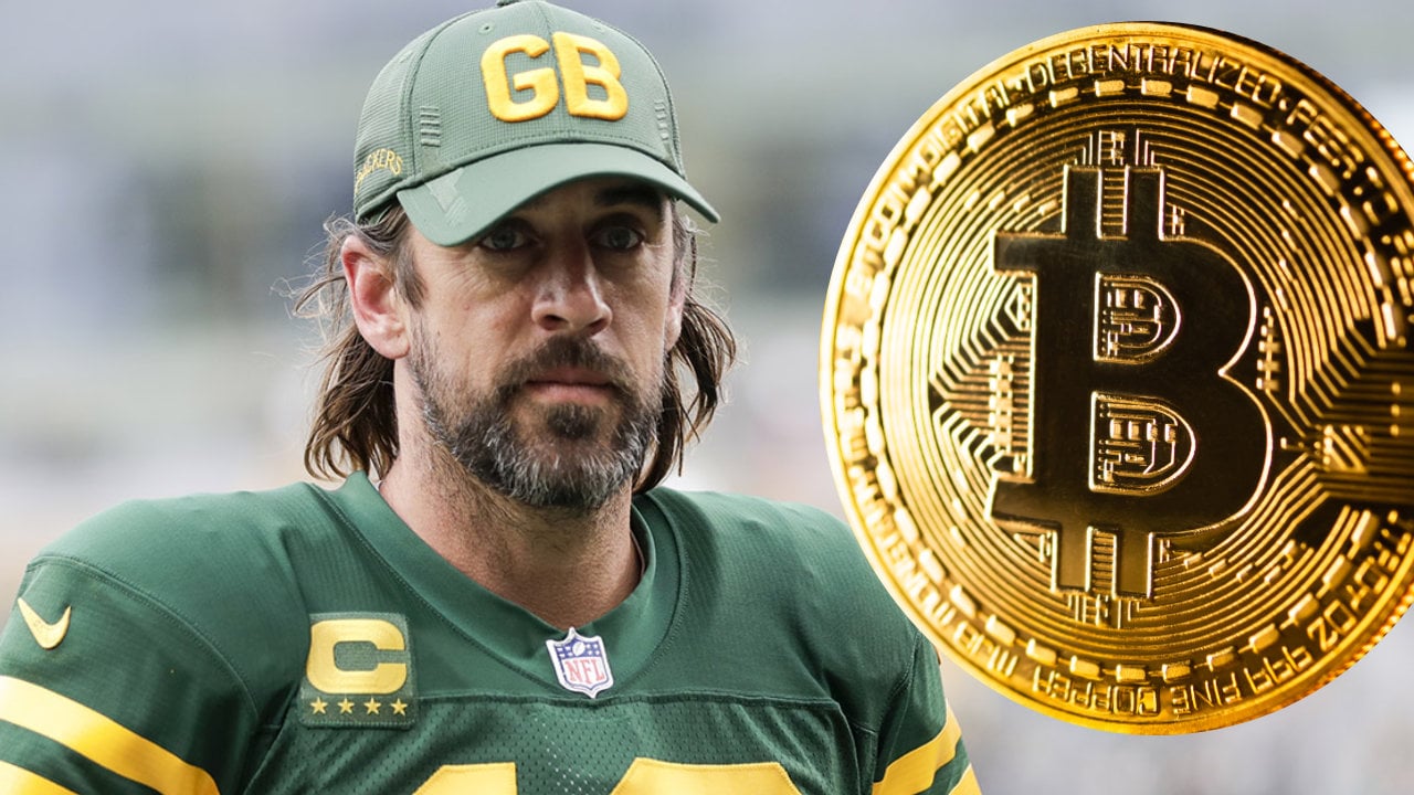 aaron rodgers gives bitcoin