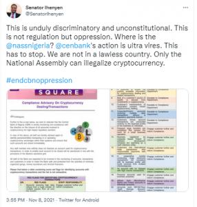 Nigerianische Zentralbank verstärkt Kampf gegen Kryptowährungshändler Nigerianische Zentralbank verstärkt Kampf gegen Kryptowährungshändler