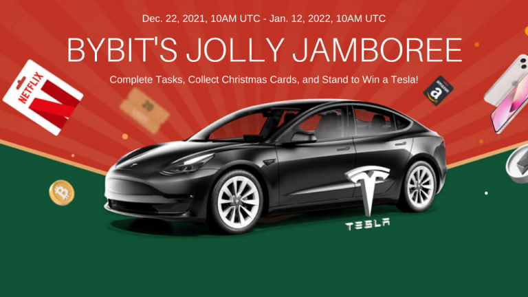 Bybit’s Jolly Jamboree: Trade and Win Tesla Model 3, iPhone 13 and More