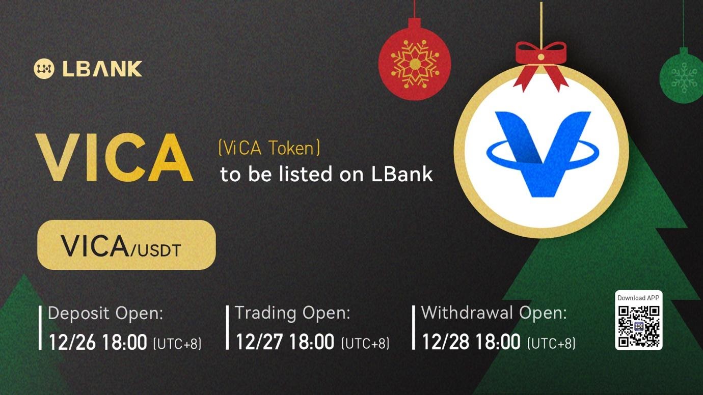 LBank Exchange Lists ViCA on December 27, 2021