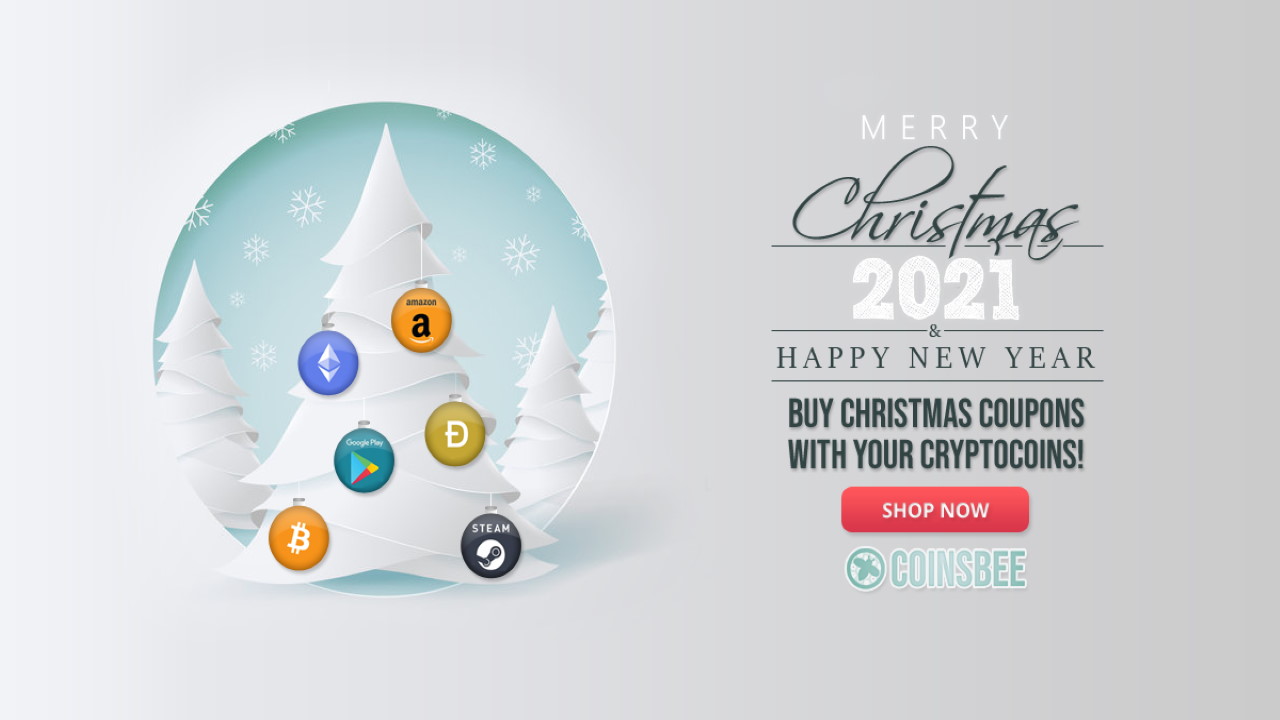 Buy Christmas Presents From Top Brands With Over 100 Cryptocurrencies on Coinsbee