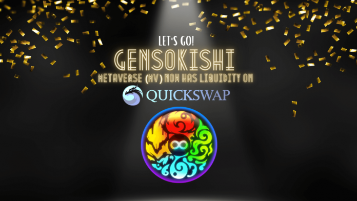 GensoKishi Online’s MV (Metaverse) Token to Be Listed on QuickSwap (DEX)