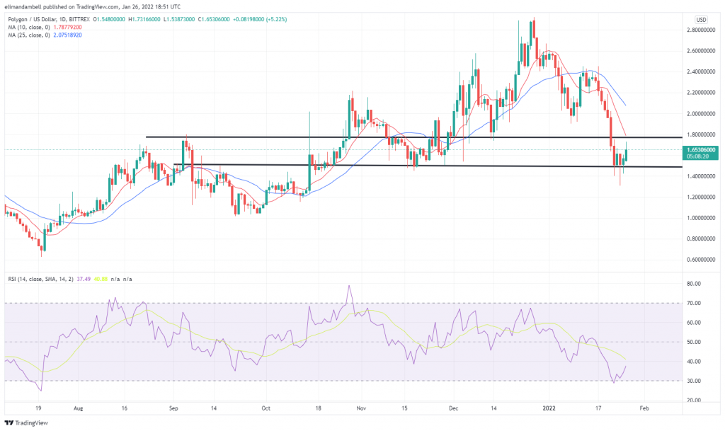 Technical Analysis: Cosmos Decline Continues, as Polygon Surge