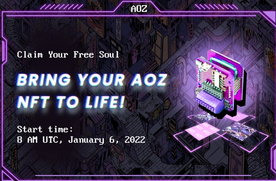 Bring Your AOZ NFT to Life! Claim Your Free Soul