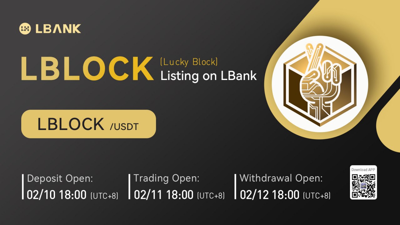 LBank Exchange Will List Lucky Block (LBLOCK) on February 11, 2022
