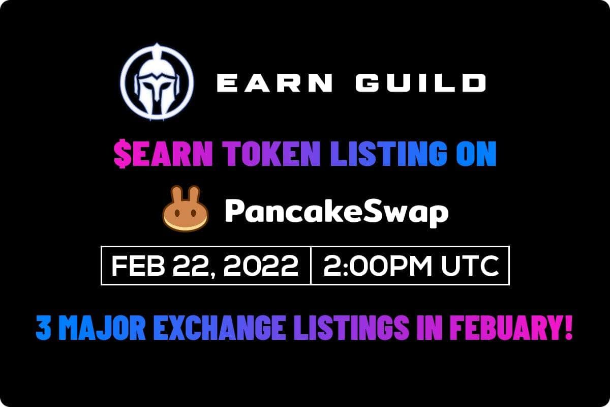 Earn Guild Is Coming to PancakeSwap