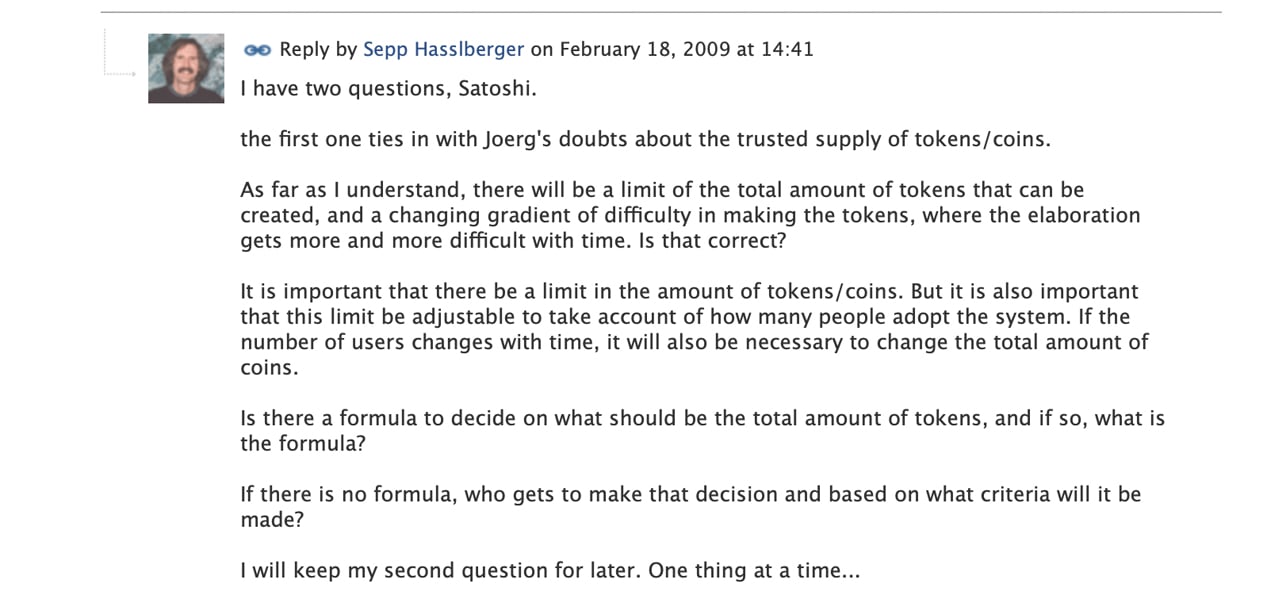 Há 13 anos, Satoshi Nakamoto publicou a primeira postagem no fórum apresentando o Bitcoin