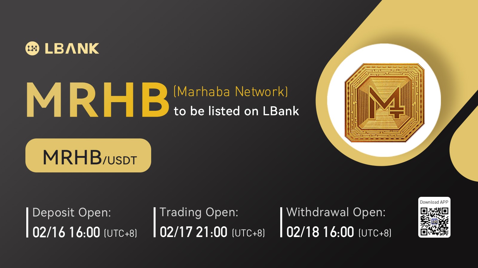 LBank Exchange Will List Marhaba Network (MRHB) on February 17, 2022