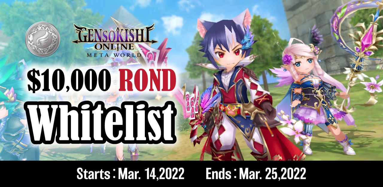 Gensokishi Online Hosts Campaign to Win in-Game Token ROND Whitelist for a Total of $10,000