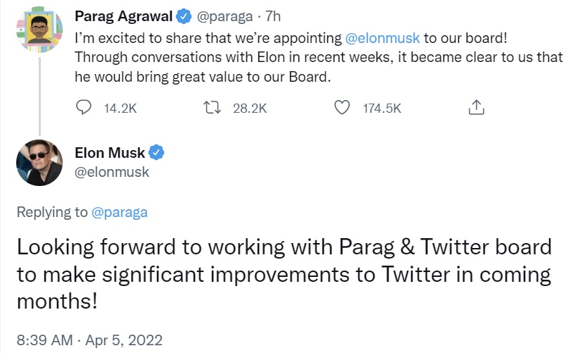 Elon Musk 承诺对 Twitter 进行“重大改进”——称加密垃圾邮件机器人是“最烦人的一个问题”