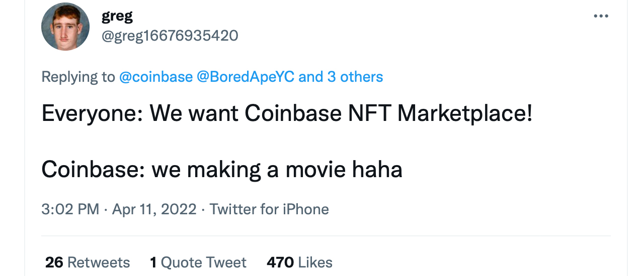 Coinbase Is Creating a Film Trilogy Featuring Bored Ape Yacht Club NFT Characters