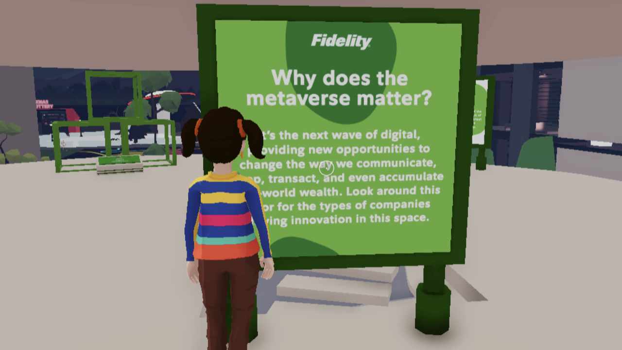 Fidelity Launches Multi-Level Learning Center in Metaverse