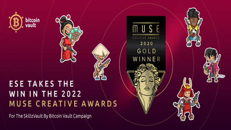 SkillzVault and ESE Entertainment Win Gold at Muse Creative Awards 2022 – Press release Bitcoin News