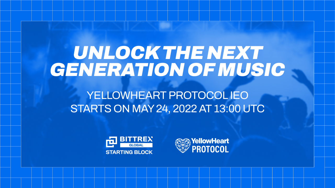 Music Fans Rejoice as YellowHeart Protocol Is Set to Launch on Bittrex Global Starting Block