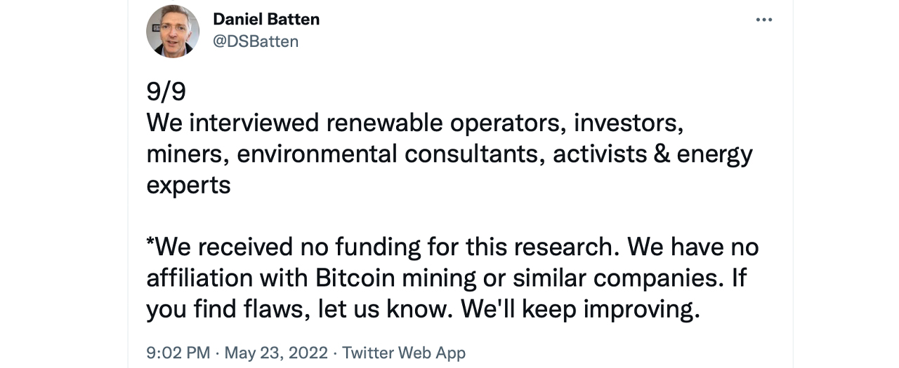 ESG Study Shows Bitcoin Mining's Potential to Eliminate 0.15% of Global Warming by 2045, No Other Technology Can Do Better
