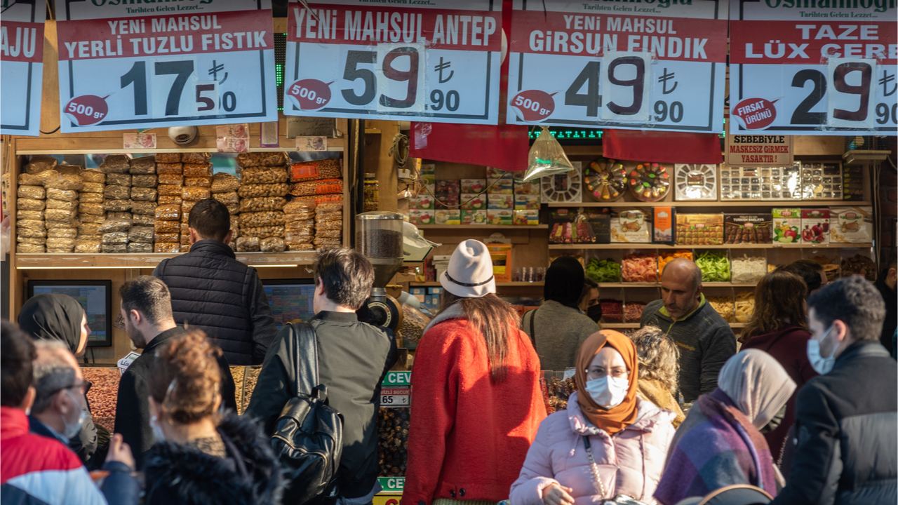 Turkey’s Inflation Rate Surges to 70%, Monthly Rate of Change Now 7.25%