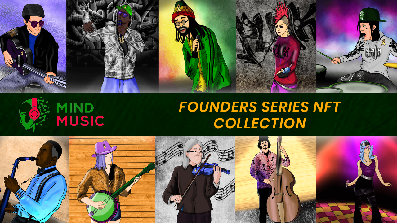 The Much Awaited Mind Music Founder Series NFT Collection Is up for Grabs