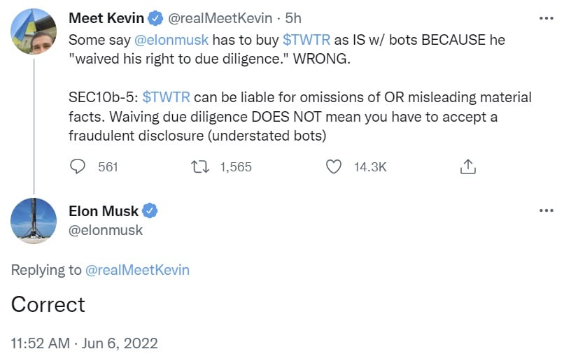 Elon Musk Accuses Twitter of 'Material Breach' of Agreement - Threatens to End $ 44B Deal