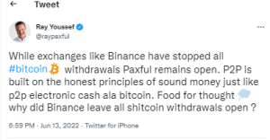 Binance Reveals Incident That Forced It to Freeze BTC Withdrawals Binance Reveals Incident That Forced It to Freeze BTC Withdrawals