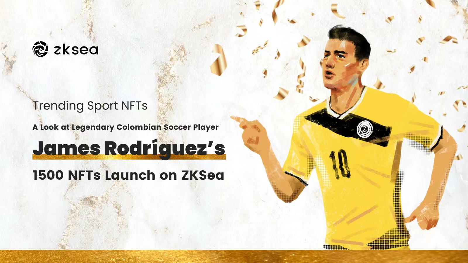 Trending Sport NFTs: A Look at Legendary Colombian Soccer Player James Rodríguez’s 1500 NFTs Launch on ZKSeaBitcoin.com MediaBitcoin News