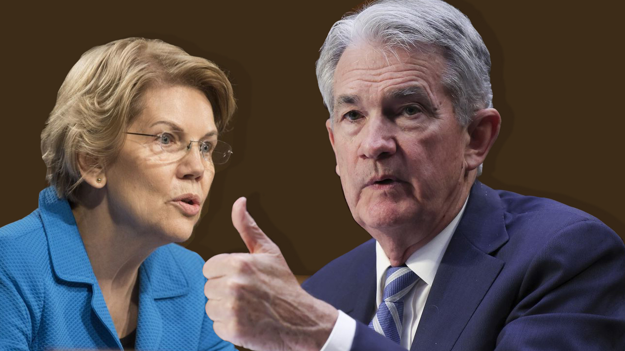 Fed Hikes Benchmark Bank Rate by 75 bps, Elizabeth Warren Says Central Bank C...