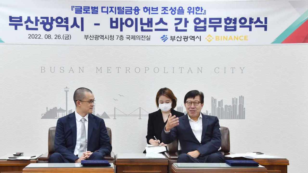 Binance to Help South Korean City of Busan Grow Crypto Adoption, Develop Blockchain Ecosystem
