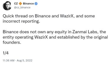India Freezes Crypto Exchange Wazirx’s Bank Assets — Binance Claims Acquisition of Wazirx Was ‘Never Completed’ - Bitcoin News (Picture 3)