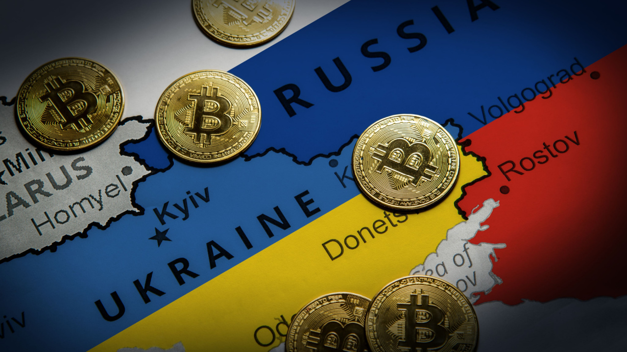 Ukraina blokuoja kriptovaliutų piniginę, naudojamą lėšoms Rusijos pajėgoms rinkti