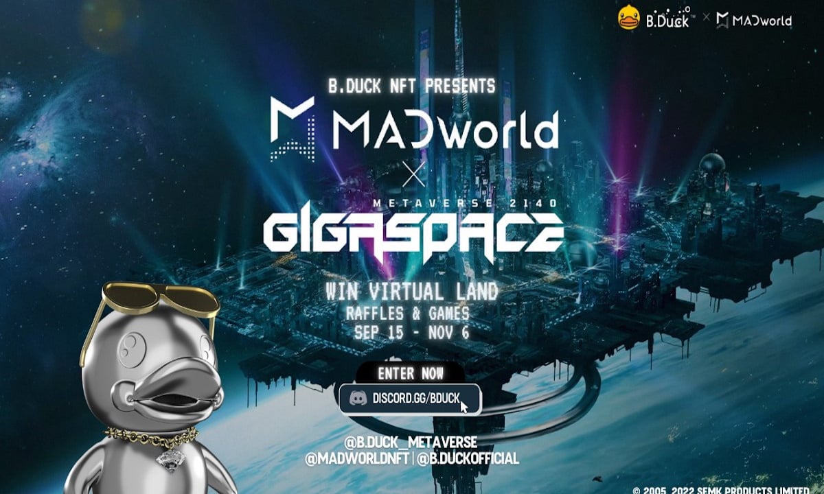 B․Duck Enters Web3 With GigaSpace Metaverse Partnership – Press release Bitcoin News
