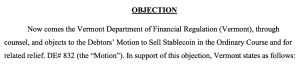 State Securities Regulators Object to Celsius' Court Motion to Sell Stablecoins State Securities Regulators Object to Celsius' Court Motion to Sell Stablecoins
