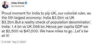 India Surpasses UK as World’s 5th Largest Economy Based on IMF Data